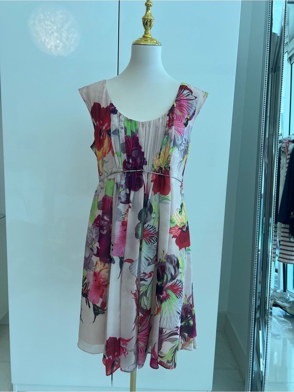 Ted Baker Pink Floral-Accent Dress